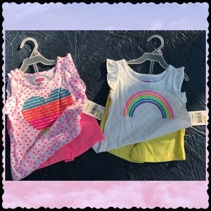 18 Months Baby Girl Bundle ๐ Shorts sets